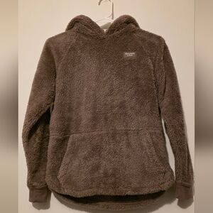 Abercrombie Kids Chocolate Teddy Fleece Jacket Size 11/12